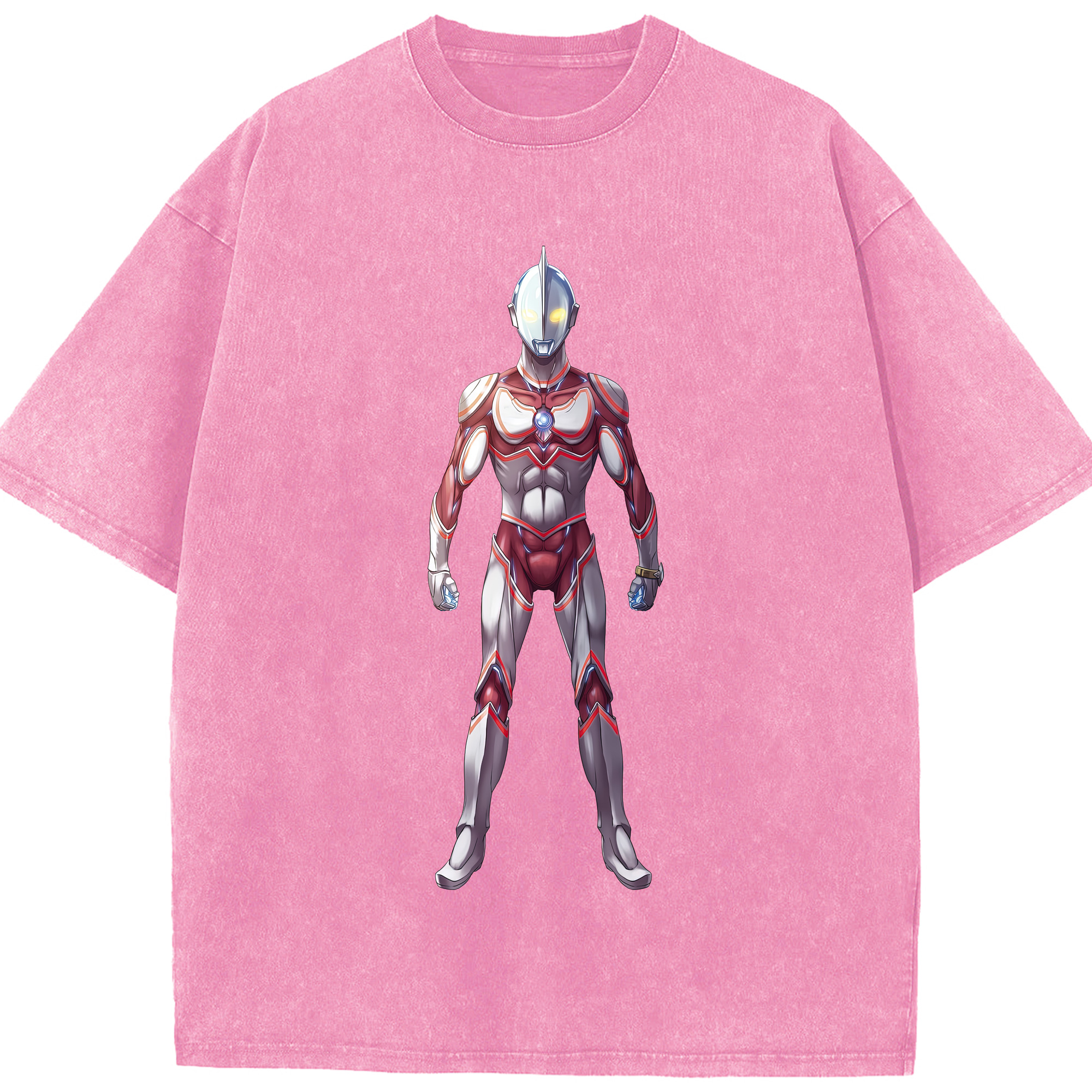 （画像用） ウルトラマン Ultraman 綿100% ヴィンテージ風 半袖Tシャツ（フロントプリント）